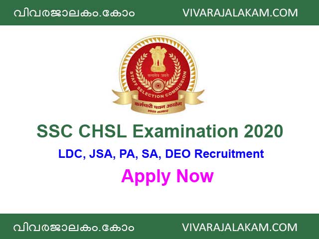 SSC CHSL Examination 2020